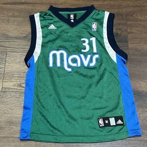 Boys Adidas Dallas Mavs Jason Jet Terry #31 Alternate Youth 10-12 Jersey Green